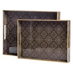 Набір підносів Yiwu HP-HK-14 Mauritania декоративні пластикові 2 шт.