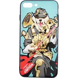 Чохол-накладка PUZOO TPU with UV Printing Punk Phone iPhone 7 Plus/8 Plus Ligjt Green