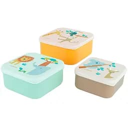 Набор контейнеров для еды Miniland Jurassic 3 шт. (89621)