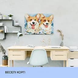 Набір з алмазною мозаїкою "Веселі коргі", 40*50 см, IDEA2-CK4862 - мініатюра 3