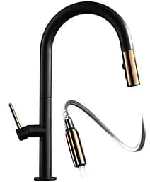 Змішувач для кухні Rea Apollo black/rose gold REA-B9600 Чорний