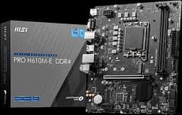 Материнська плата MSI H610M-E Pro DDR4 LGA 1700 (PRO H610M-E DDR4) Б/В