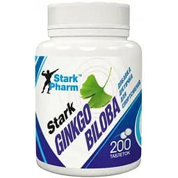 Екстракт гінкго білоба Stark Pharm Stark Ginkgo Biloba Extract 40 мг 200 таблеток (100-15-2946359-20)