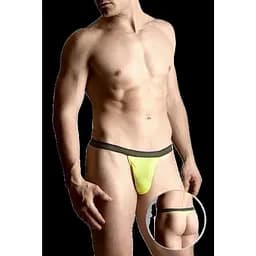 Трусы-стринги мужские Softline Thongs 4496 XL желтый