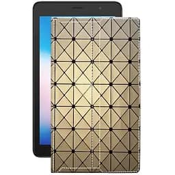 Чохол StatusCASE з екошкіри для планшету Alcatel 1T 7 4G Золотий ромб