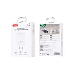 Адаптер мережний XO Single USB-C Fast Charger L141 |20W/3A, PD/QC| - мініатюра 2