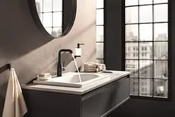 Змішувач для умивальника L-Size Grohe Essence 24177KF1 Чорний матовий - мініатюра 5