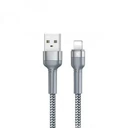 Дата кабель для зарядки айфонов REMAX Jany RC-124i USB - Lightning 8-pin Серебряный (1м)