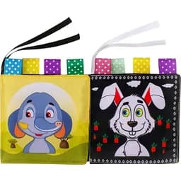 Розвиваюча книжка-шуршалка Зайченя Хру Книжковий хмарочос 404089