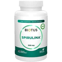 Спіруліна Biotus 500 мг 200 натуральних таблеток