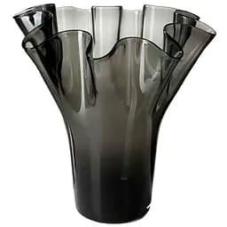 Ваза Lefard Tissue Grey стеклянная 30х21 см (804-152)