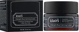 Зволожувально-пом'якшувальний крем для обличчя Klairs Midnight Blue Calming Cream 30 г - мініатюра 2