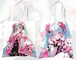 Шопер эко-сумка Вокалоид Хацуне Мику Vocaloid Hatsune Miku 36 см двухсторонний