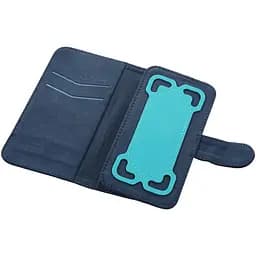 Чохол-книжка Toto Book Cover Premium Universal 5.5" Blue - мініатюра 3