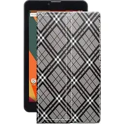 Чохол StatusCASE з екошкіри для планшету Bravis NB754 Клітинки