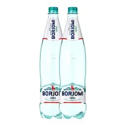 Вода мінеральна Borjomi лікувально-столова сильногазована 1 л х 2 шт.