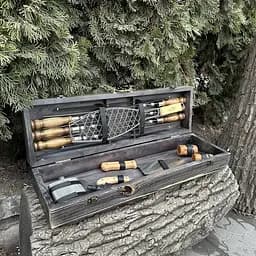 Подарунковий набір Mzavod Майстер BBQ темна текстура - мініатюра 2