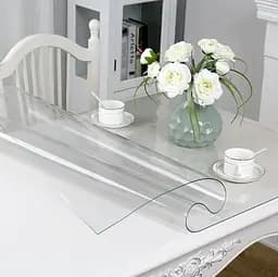 Силіконова скатертина на стіл Soft Glass М'яке скло 1.3х1.0 м (товщина 1.5мм) - мініатюра 2