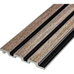 Рейка декоративная Wall Sticker PS 2900х120х12 мм Серо-коричневый SW-00001744