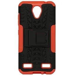 Чехол бампер Florence ZTE Blade A520 противоударная панель силикон пластик Pc tpu оранжевый