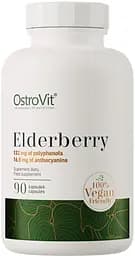 Экстракт бузины OstroVit Vege Elderberry, 90 капсул для поддержки иммунной системы