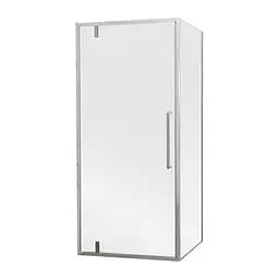 Душевая кабина без поддона Mixxus Premium Bevel SC01-90x90x195-TR хром прозрачное стекло 6 мм MI6863, Универсальная, прозрачная, хром