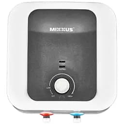 Водонагрівач Mixxus EWH-1110 SMALL OVER 10 л над мийкою, 1500 Вт, мокрий ТЕН, вертикальний, квадратний, білий (WH0606)