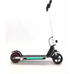 Дитячий Електросамокат E-Scooter ES3 LED + амортизатор Білий - мініатюра 4