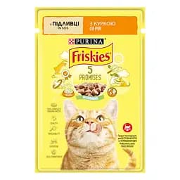 Влажный корм для кошек Friskies с курицей в подливке 85 г