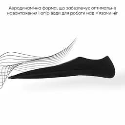 Короткі ласти для тренування в басейні Renvo Frio із закритою п'ятою чорний розмір 30-32 (SF100-01 30-32) - мініатюра 5