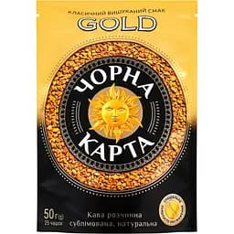 Кава розчинна Чорна Карта Gоld 50 г (894367)