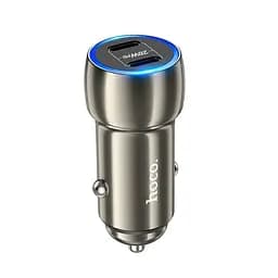 Адаптер автомобильный Tough dual port car charger Z48 2*Type-C 40W коричневый