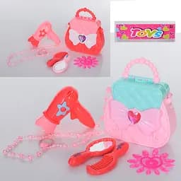 Набор парикмахера TM880-2 фен, расческа, зеркало, сумочка,микс вид,в кульке (6903317454822) МИКС