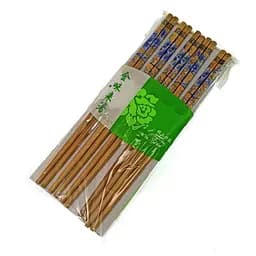 Палочки для еды бамбуковые 10 пар 24,5х9х1,5 см