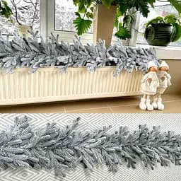 Гирлянда хвойная Hvoya Traditional литая заснеженная 2 м