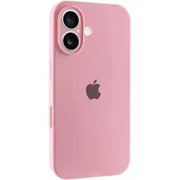 Чохол Epik Silicone Case Full Camera Protective AA для Apple iPhone 16, 6.1 Рожевий/Light pink