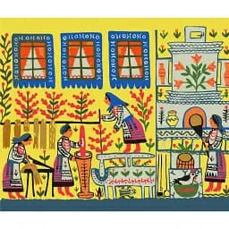 Картина за номерами Brushme Моя хата Моя правда © Maria Prymachenko 50x60 см