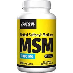 Препарат для суглобів і зв'язок Jarrow Formulas MSM 1000 mg 120 таблеток