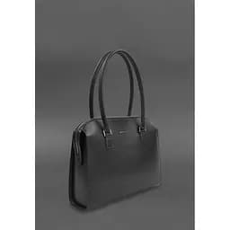 Жіноча шкіряна сумка Business чорний Краст