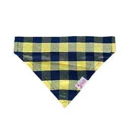 Нашийник-бандана для собак Diego жовто-чорна, l