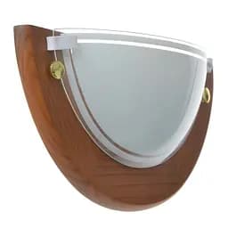 Бра Brille PK-040/1P-12 настінне накладне дерев'яне у ванну половинка