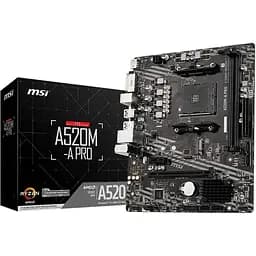 Материнська плата MSI A520M-A Pro Socket AM4 - мініатюра 2