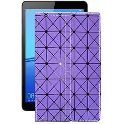 Чехол StatusCASE из экокожи для планшета Huawei MediaPad M5 Lite 8 Фиолетовый ромб