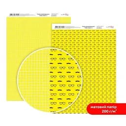 Бумага дизайнерская двусторонняя матовая„Color style“3 21х29,7см 200г/м2 ROSA TALENT