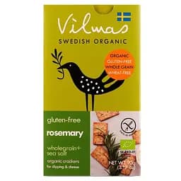 Крекери органічні Vilmas з розмарином без глютену 90 г (877860)