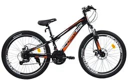 Велосипед CROSSRIDE 24 MTB ST "SKYLINE" Чорний - мініатюра 3