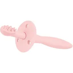 Силиконовая щетка для зубов Canpol babies с ограничителем розовая (51/500_blu)