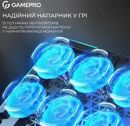Охолоджувальна підставка для ноутбука до 17,3 дюйма GamePro GPCP-1090 13xfans - мініатюра 9