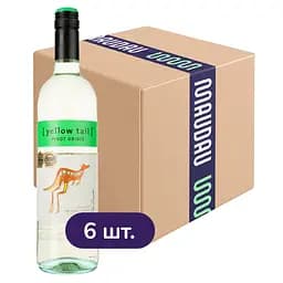 Упаковка вина Yellow Tail Pinot Grigio біле сухе 4.5 л (0.75 л x 6 шт.)
