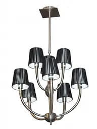 Люстра Brille с абажуром E14 60W CH (BR-473S/8)